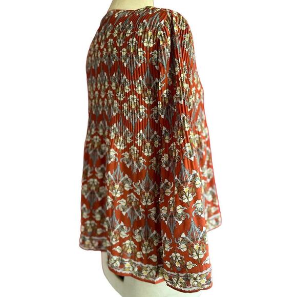 Womens Top Size XS Floral Cottage Business Casual Professional Church Wear - Picture 5 of 8